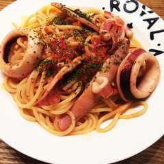 รูปของ いかとフレッシュトマトのパスタ