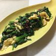 ほうれん草とコンビーフの炒め物