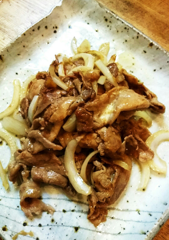 豚肉と玉ねぎのマヨ生姜焼き-レシピのメイン写真