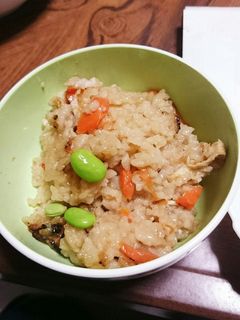 鶏皮使ってお手軽炊き込みご飯-レシピのメイン写真