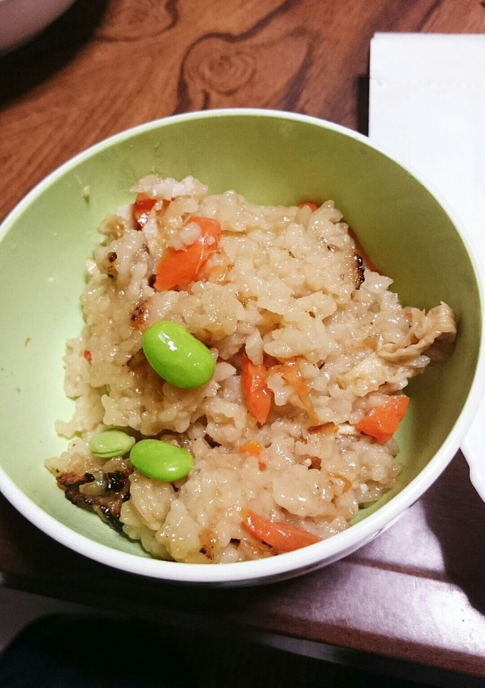 鶏皮使ってお手軽炊き込みご飯-レシピのメイン写真