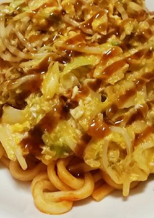 野菜たっぷりケチャップうどん-レシピのメイン写真