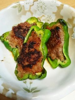*ピーマンの肉詰め*-レシピのメイン写真