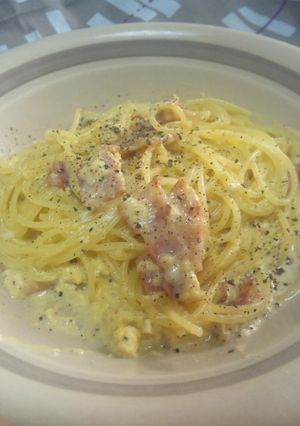 簡単★時短★カルボナーラ風パスタ-レシピのメイン写真