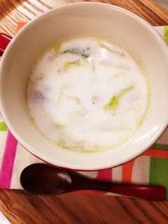 ミルクスープ☆白菜とベーコン♪-レシピのメイン写真