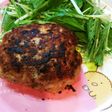 【糖質制限】もっちりチーズinハンバーグ