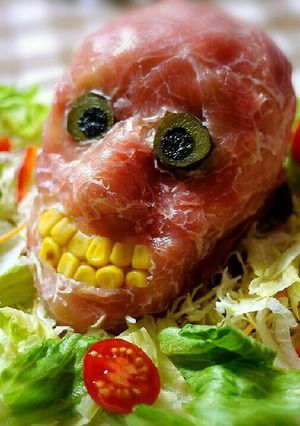 ハロウィンにホラーなサラダ-レシピのメイン写真