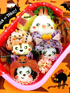 ツムツム☆ハロウィン キャラ弁-レシピのメイン写真