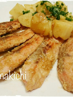 鮭とじゃがいも☆かんたん♪みそ焼き-レシピのメイン写真