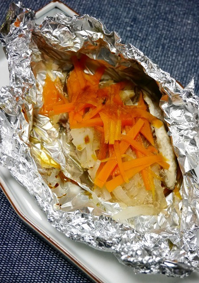 簡単！秋刀魚と大根のホイル焼き-レシピのメイン写真
