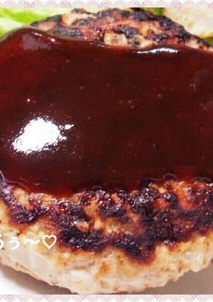 押し麦でヘルシー美味しい☆麦々バーグ♪-レシピのメイン写真