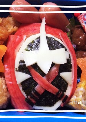 キャラ弁★簡単★仮面ライダーゴースト-レシピのメイン写真