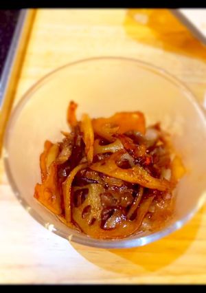 【男子飯】超簡単 れんこんのキンピラ-レシピのメイン写真