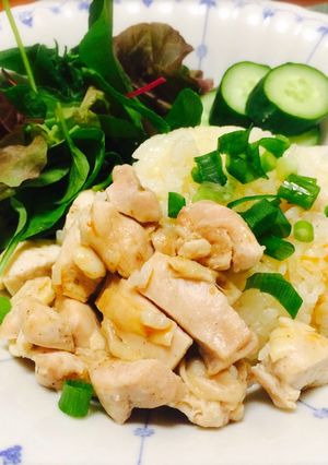 炊飯器で海南鶏飯（カオマンガイ）-レシピのメイン写真
