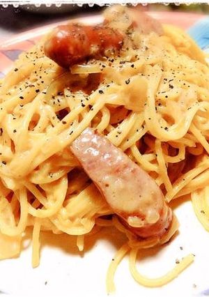 *皆がやみつき！簡単濃厚カルボナーラ*-レシピのメイン写真