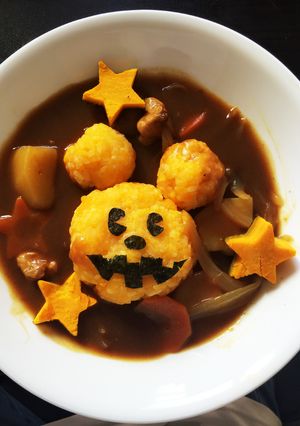 ハロウィン☆ミッキーカレー-レシピのメイン写真