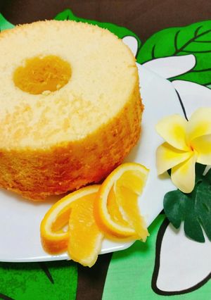 ホケミで簡単❗スフレチーズシフォンケーキ-レシピのメイン写真