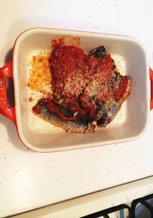 ワインのお供に、イワシのトマト風香草焼き-レシピのメイン写真