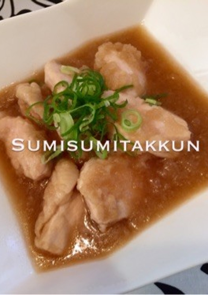 簡単‼︎胸肉のさっぱりみぞれ煮♪-レシピのメイン写真