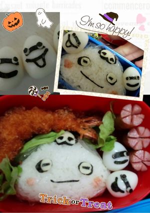 妖怪ウォッチ弁当　-レシピのメイン写真