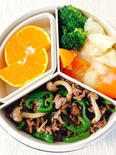 【30分ずぼら弁当】青椒肉絲ぽい炒め物-レシピのメイン写真