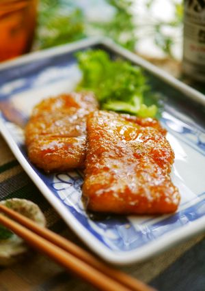 れんこんのかば焼き☆じゃがいも入りで節約-レシピのメイン写真