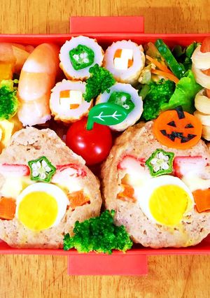 ハロウィン☆ウインナーミイラ弁当-レシピのメイン写真