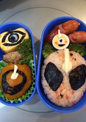 海苔の簡単切り方♪仮面ライダーゴースト-レシピのメイン写真