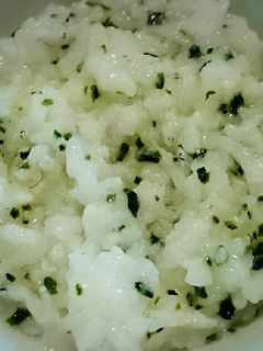 【離乳食】わかめとしらすのおかゆ-レシピのメイン写真
