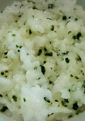 【離乳食】わかめとしらすのおかゆ-レシピのメイン写真