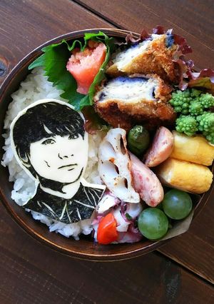 キャラ弁 サカナクション山口一郎-レシピのメイン写真