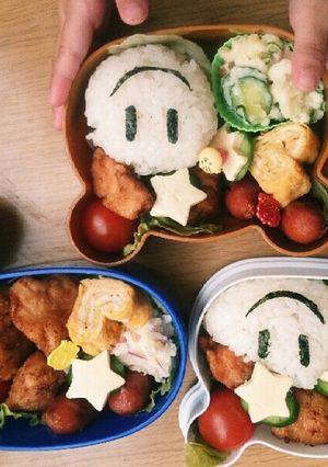 みんなﾆｯｺﾘニコチャン弁当☺-レシピのメイン写真