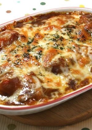 鶏だんごＤＥカレーグラタン-レシピのメイン写真