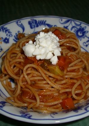 冷製パスタ（ﾉﾝｵｲﾙ編）-レシピのメイン写真
