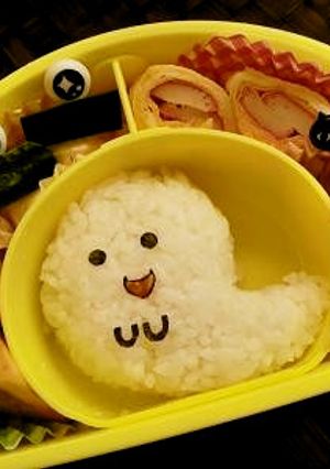 簡単★ハロウィンおばけのデコおにぎり-レシピのメイン写真