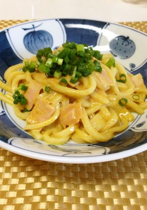 簡単混ぜうどん！♡マヨカレーうどん-レシピのメイン写真