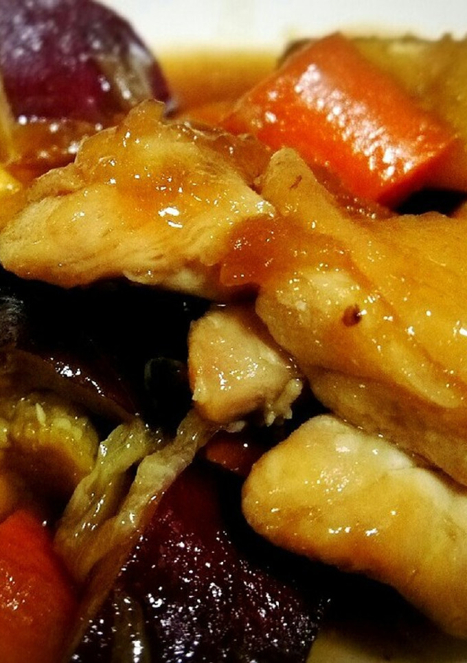 ＊さつまいもと鶏肉のとろとろ甘酢煮＊-レシピのメイン写真