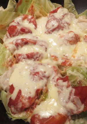 鶏のトマトキャベツ蒸し-レシピのメイン写真