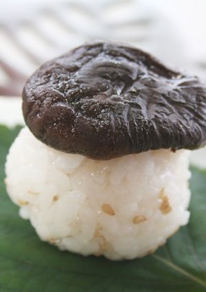 乾(干し)しいたけのてまり寿司-レシピのメイン写真