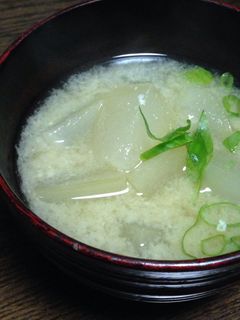 冬瓜の味噌汁-レシピのメイン写真