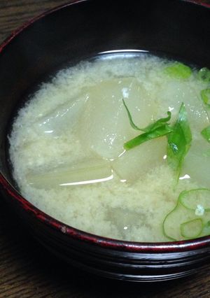 冬瓜の味噌汁-レシピのメイン写真
