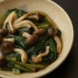 天然だしパックで作る 小松菜のあんかけ