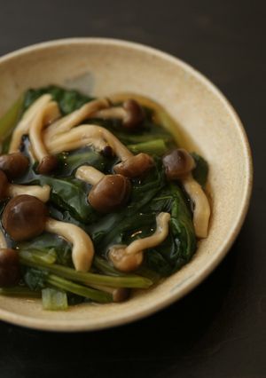 天然だしパックで作る 小松菜のあんかけ-レシピのメイン写真