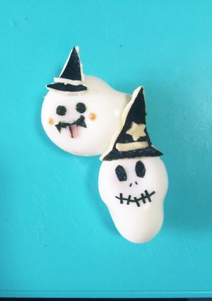 ♫玉子でハロウィンオバケ♫-レシピのメイン写真