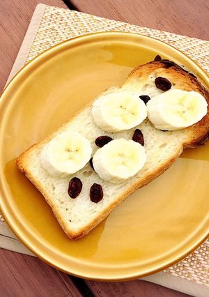 黒糖が香ばしい♡レーズンバナナトースト-レシピのメイン写真