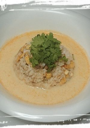 ラクサ風スープチャーハン-レシピのメイン写真