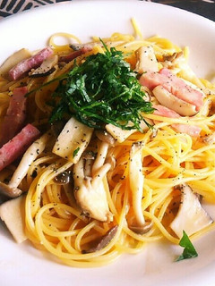 秋だね♪きのこのパスタ♪醤油バター❤-レシピのメイン写真