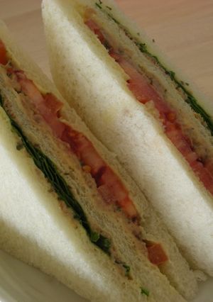 ちょっとだけおしゃれカフェなツナサンド-レシピのメイン写真