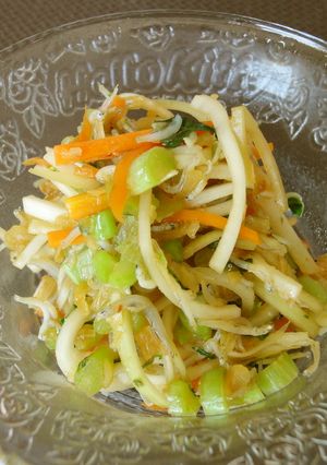 余り野菜で★大根葉としらすの葱ラー炒め-レシピのメイン写真