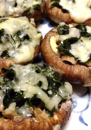 レンジで2分!チーズinしいたけ-レシピのメイン写真